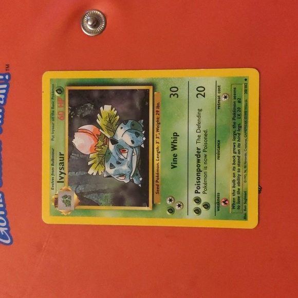 Pokemon 1995 Ivysaur 1990s Base Set - Picture 5 of 5